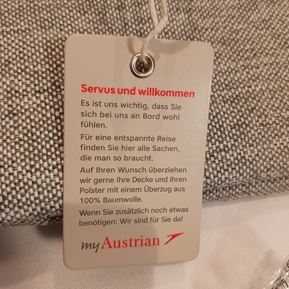 Austrian Airline Amenity Kit 10 items Swag Bag Travel Packable - Picture 7 of 9